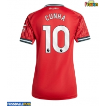 Manchester United Matheus Cunha #10 Heimtrikot Frauen 2025-26 Kurzarm